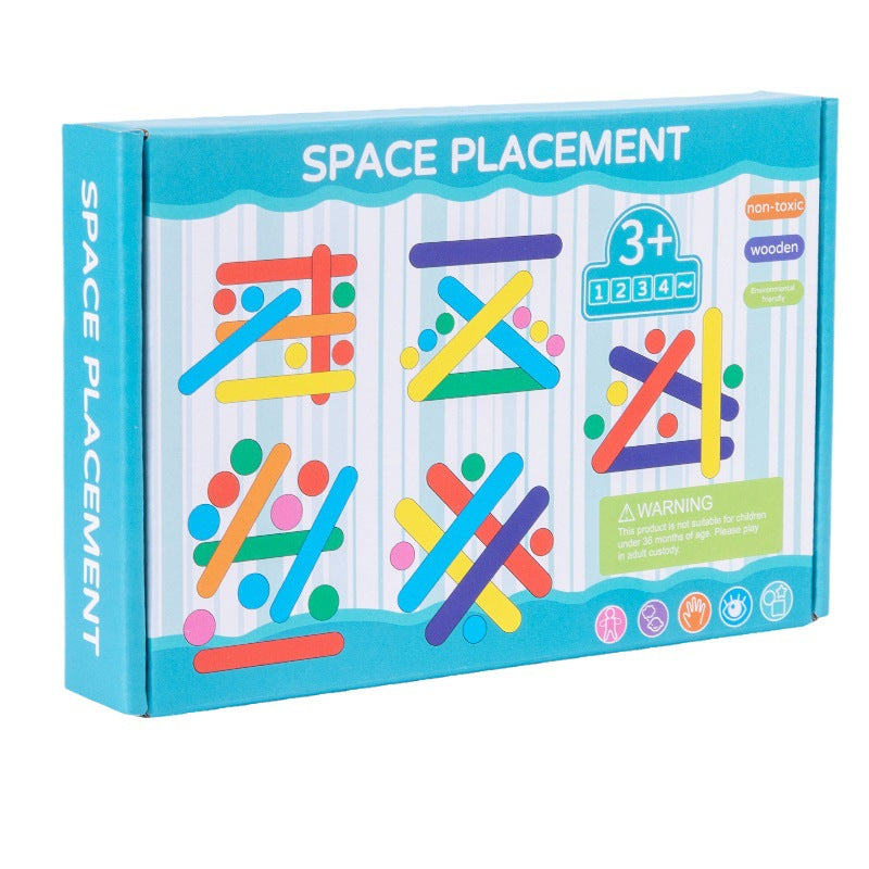 Rainbow Stick Early Education Thinking Puzzle (3 Models)