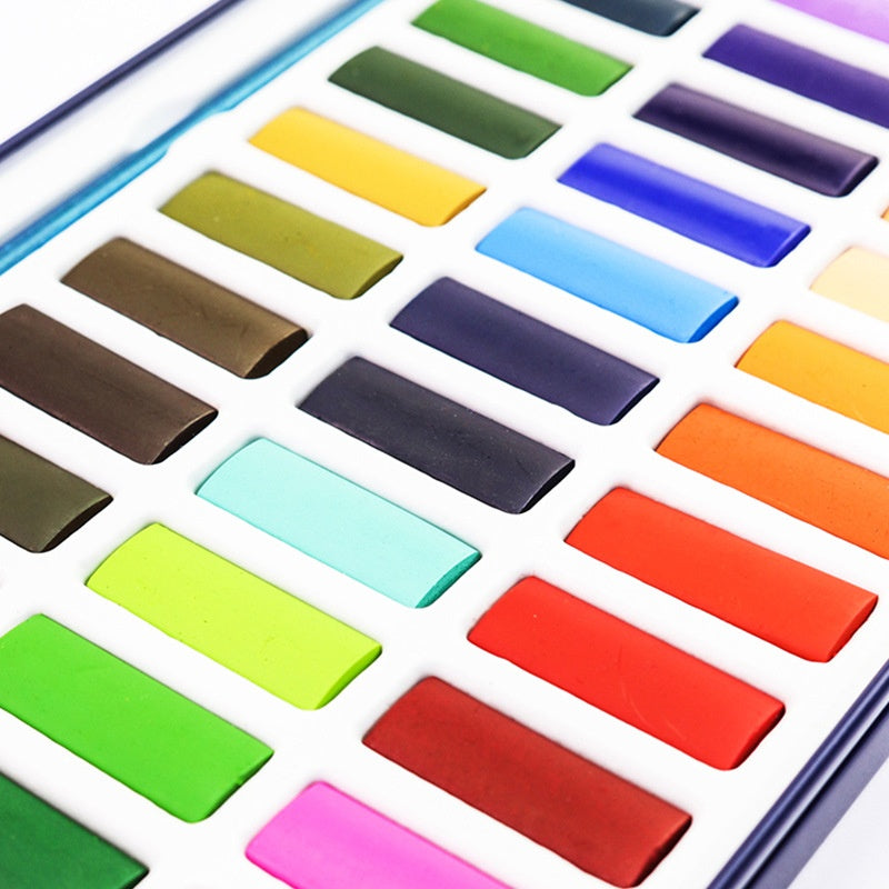 Student Solid Watercolor Paint Set – 12/18/24/36 Colors