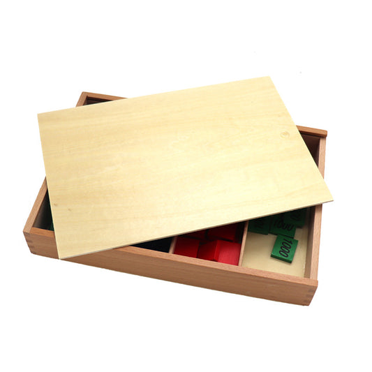 Montessori Stamp Game Wooden Decimal Math Kit (Early Math Puzzle)