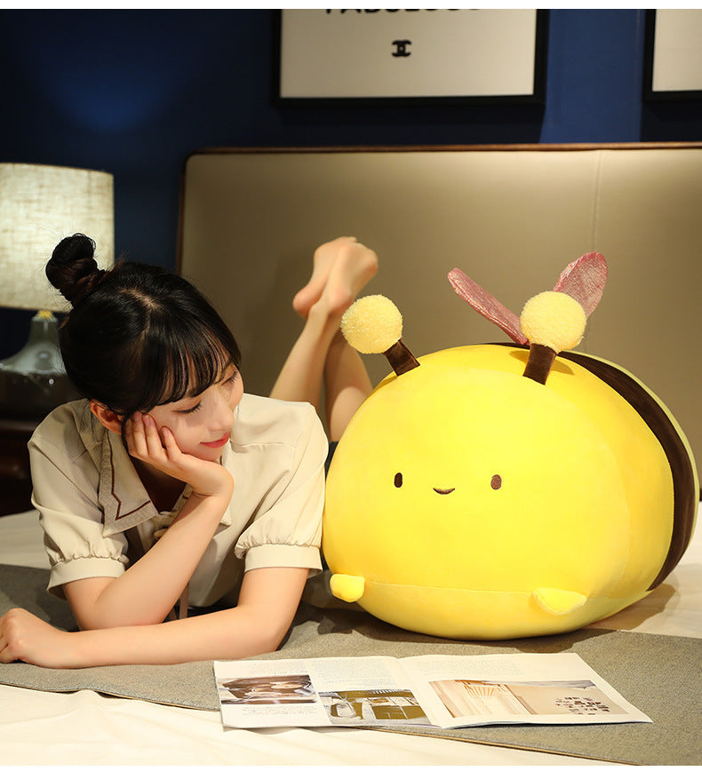 Little Bee Plush Toy Pillow – Super Soft Cuddly Cushion (35/50/70 cm)