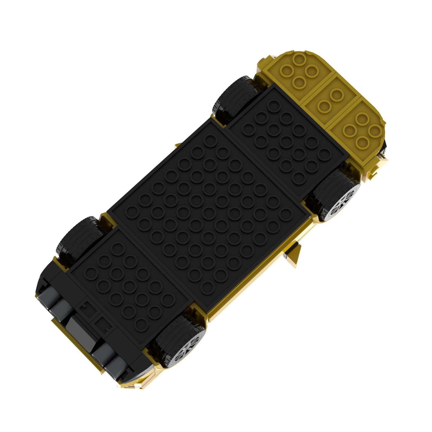 Yellow GT Racer Building Blocks, 313 pcs (17 × 7.2 × 4.8 cm)