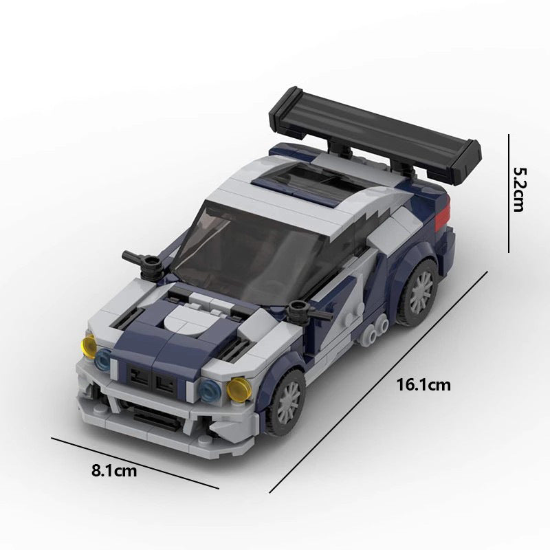 Rally Aero Coupe Building Blocks, 408 pcs (16.1 x 8.1 x 5.2 cm)