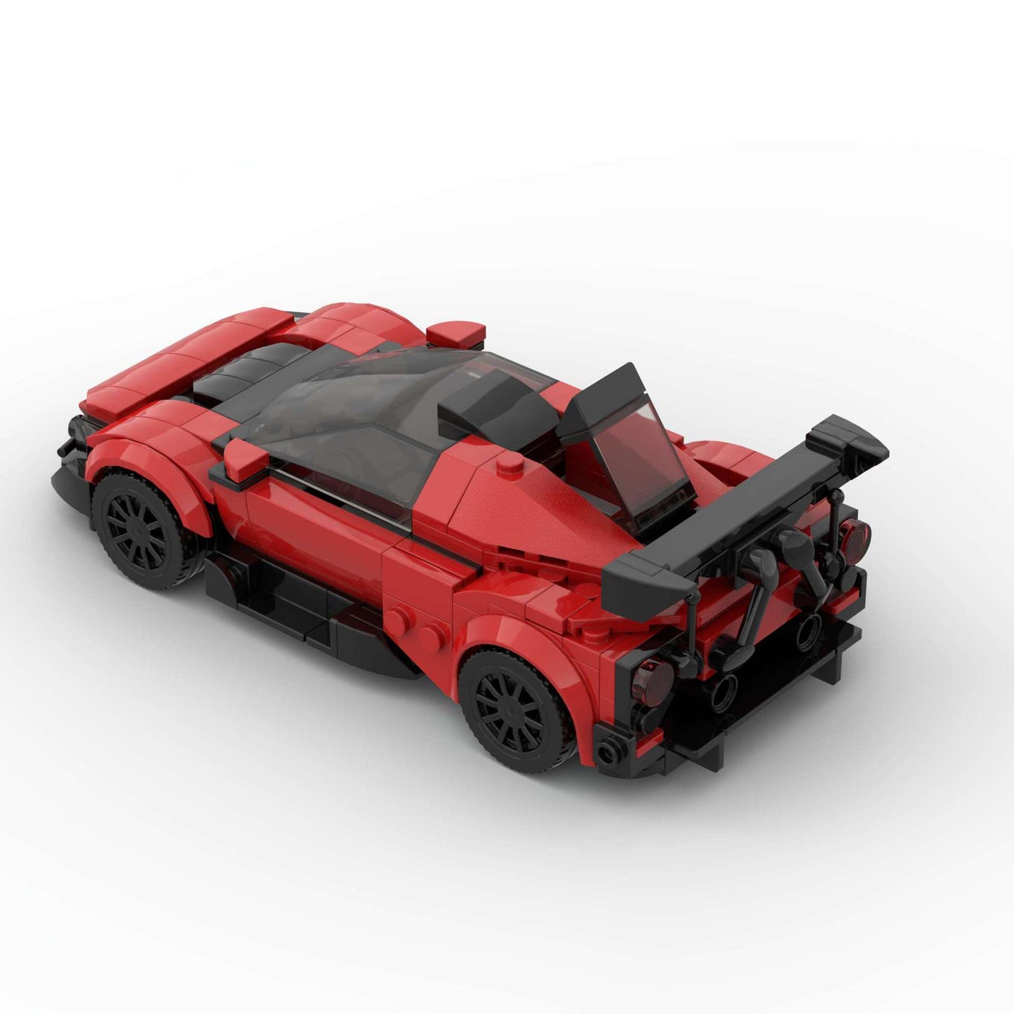 Red Track Racer Building Blocks, 288 pcs (16 × 7.3 × 4.8 cm)