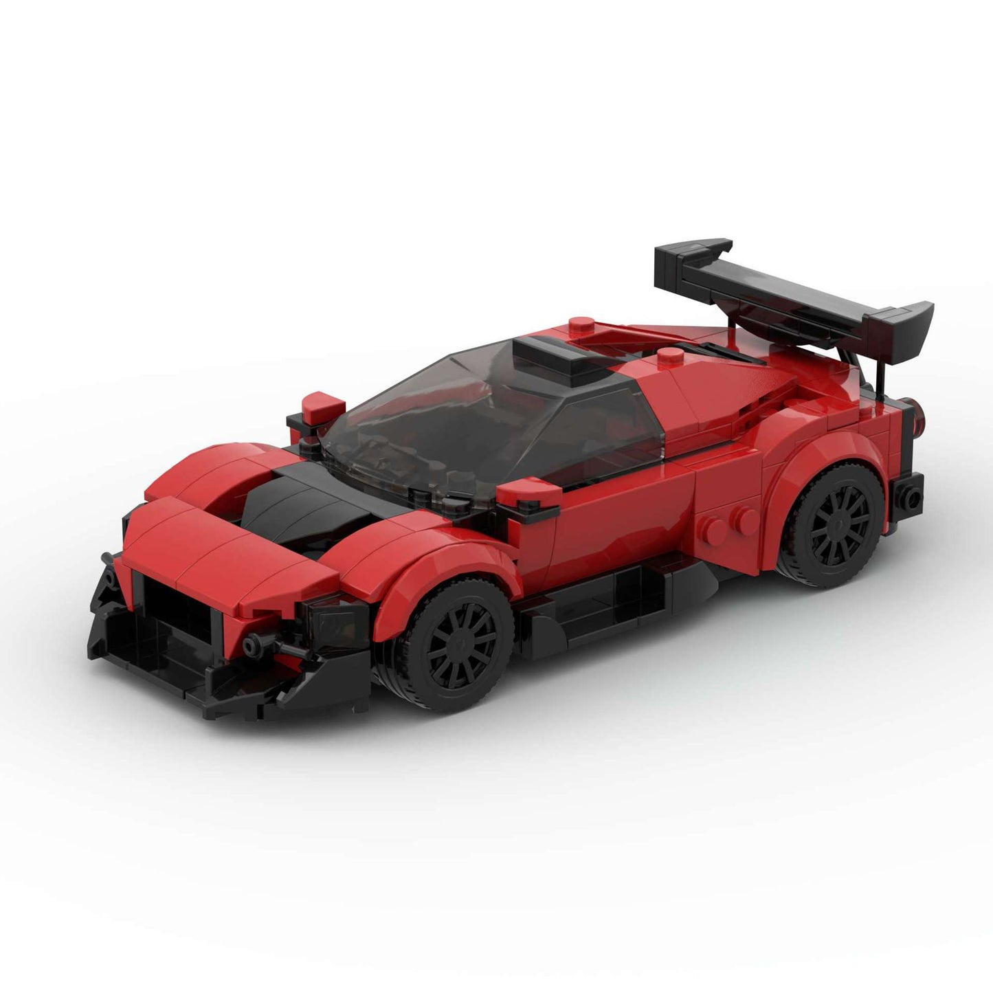 Red Track Racer Building Blocks, 288 pcs (16 × 7.3 × 4.8 cm)