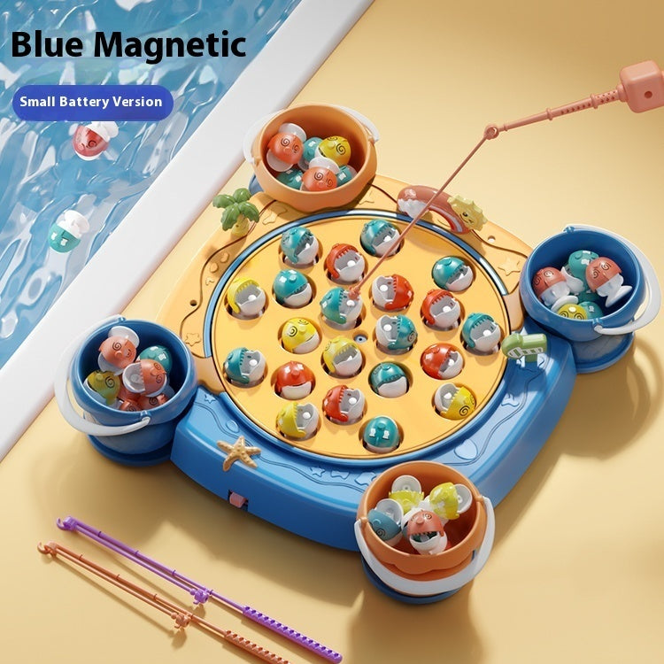Electric Magnetic Fishing Game Table with 31 or 45 Fish