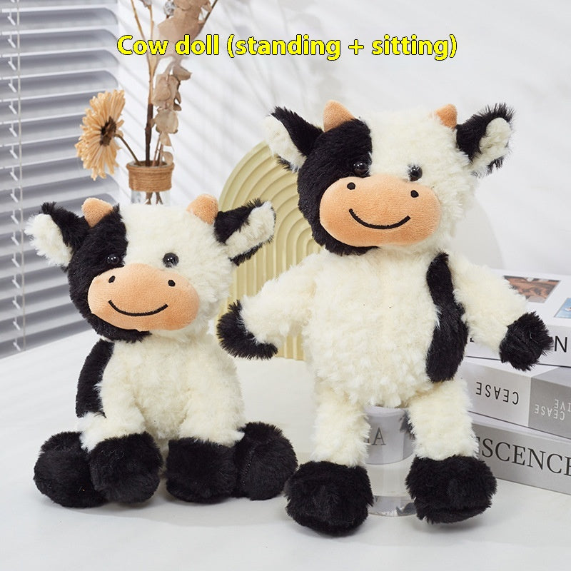 Cute Dairy Cow Plush Toy – 22 cm Calf Doll with PP-Cotton Fill