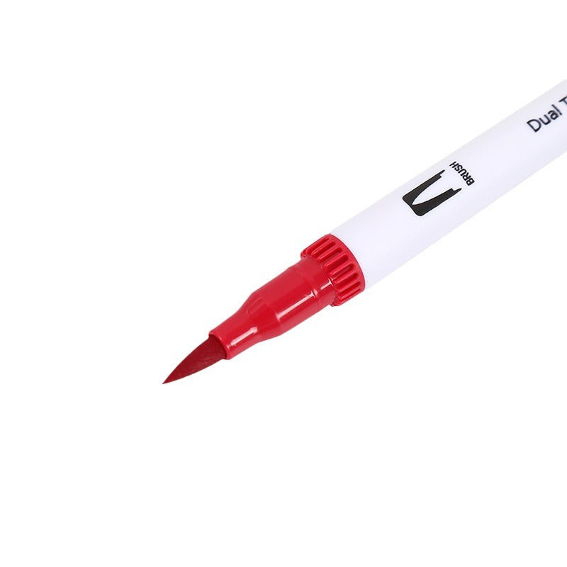 Dual Tip Watercolor Brush & Fineliner Marker Set (12–168 Colors)