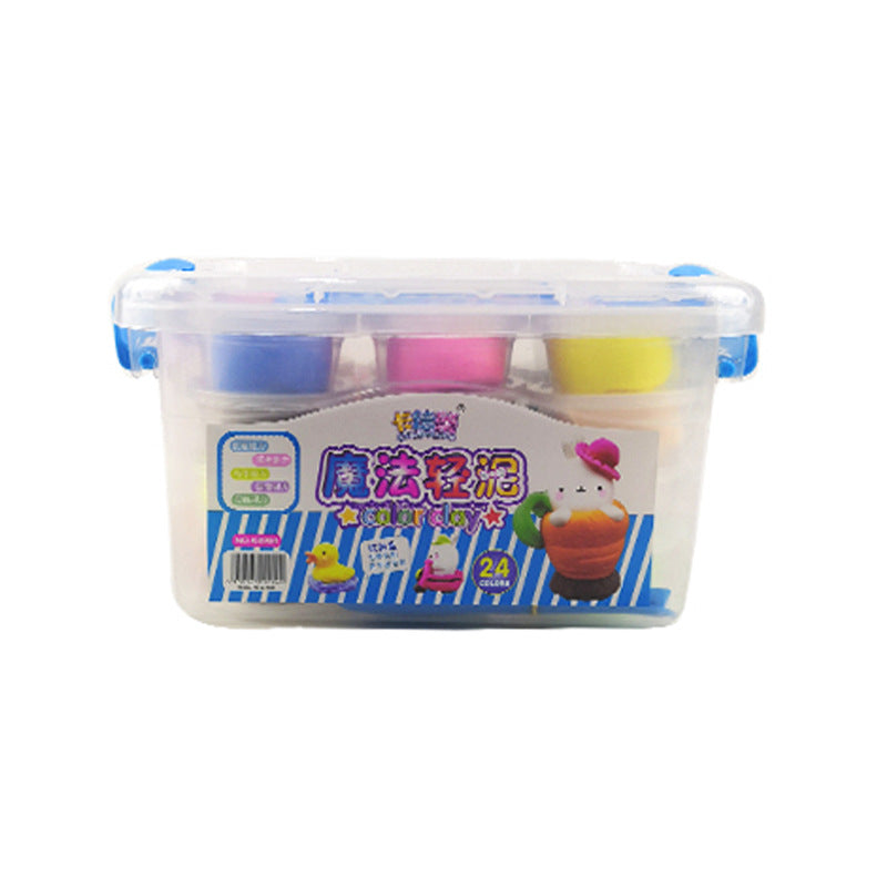 Children's 12-color 24-color Ultra-light Clay Colorful Mud Toys Suit