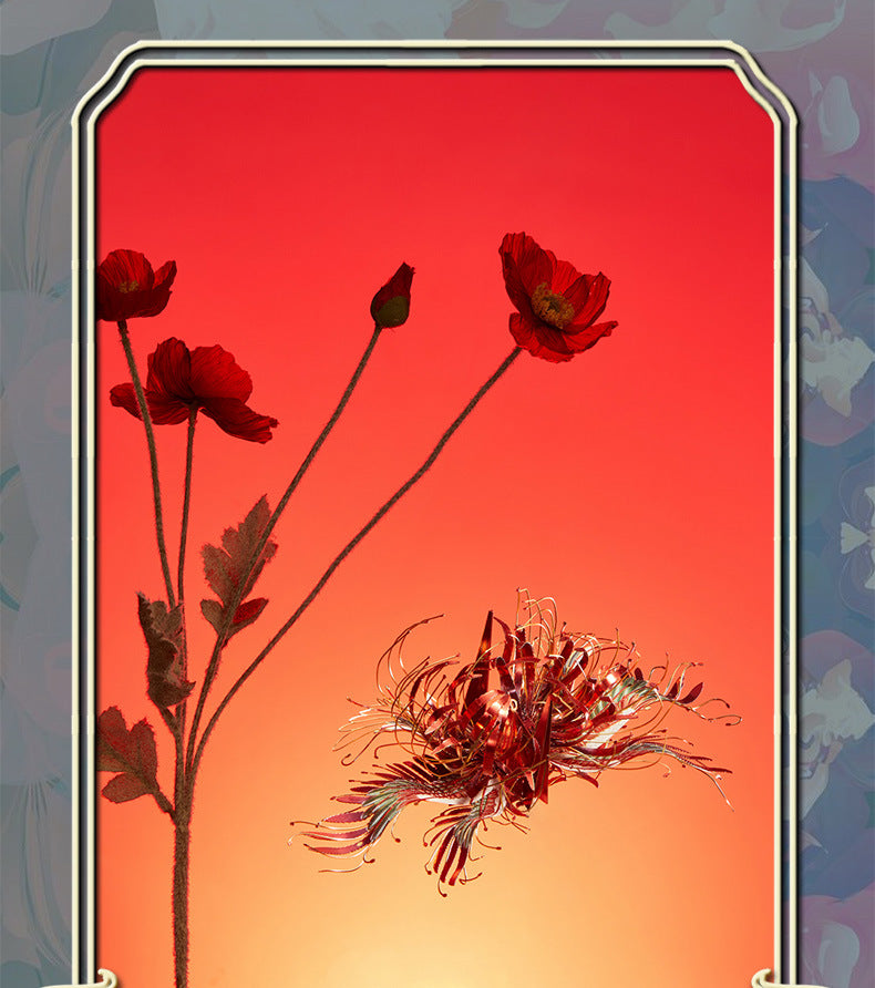 Flower Crane 3D Metal Puzzle with LED – 4 Styles