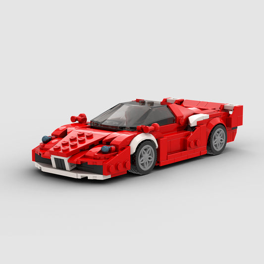 Red Supercar 8-Stud Building Blocks (366 pcs)