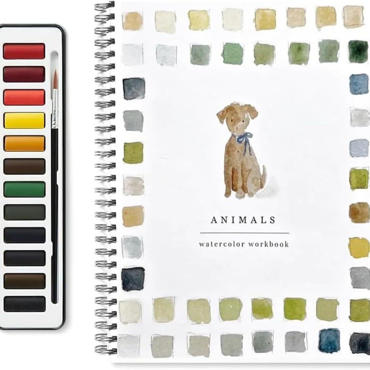 Portable Watercolor Exercise Book for Beginners