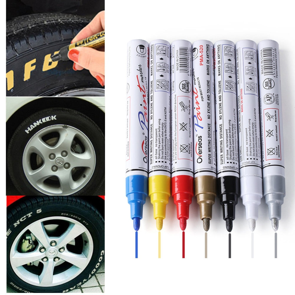 Oil-Based Paint Marker Pen for Metal, Glass, Rubber and Tires