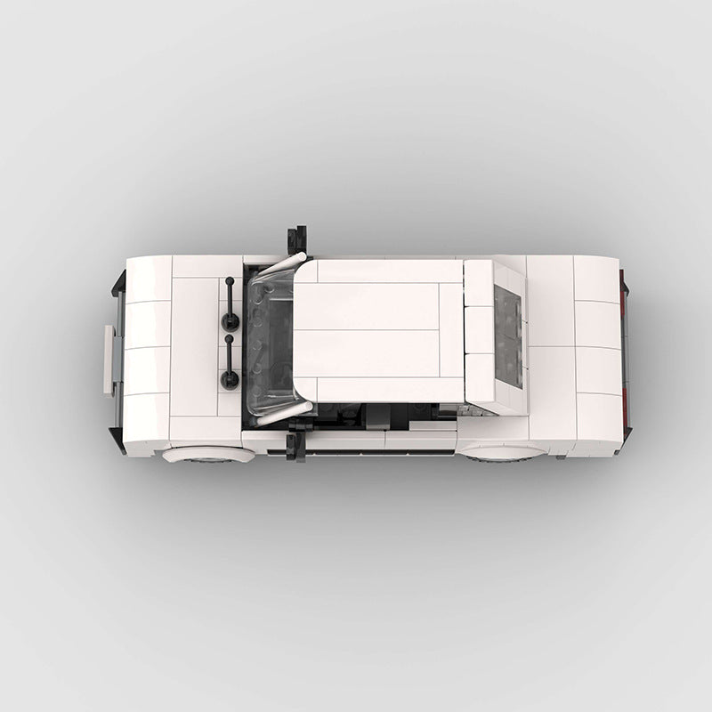 Classic Lada-Style Sedan 8-Stud Building Blocks (18×8×6.8 cm)