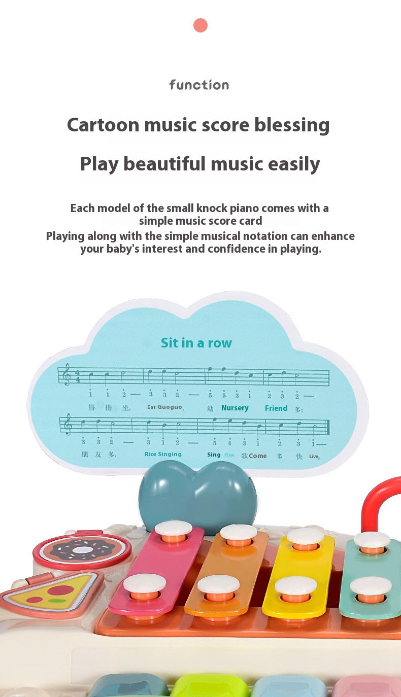 2-in-1 Baby Xylophone Piano – Educational Eight-Tone Toy