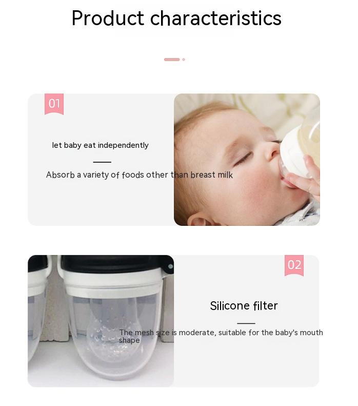 Baby Fruit & Veggie Silicone Feeder Pacifier with Cap (S/M/L)