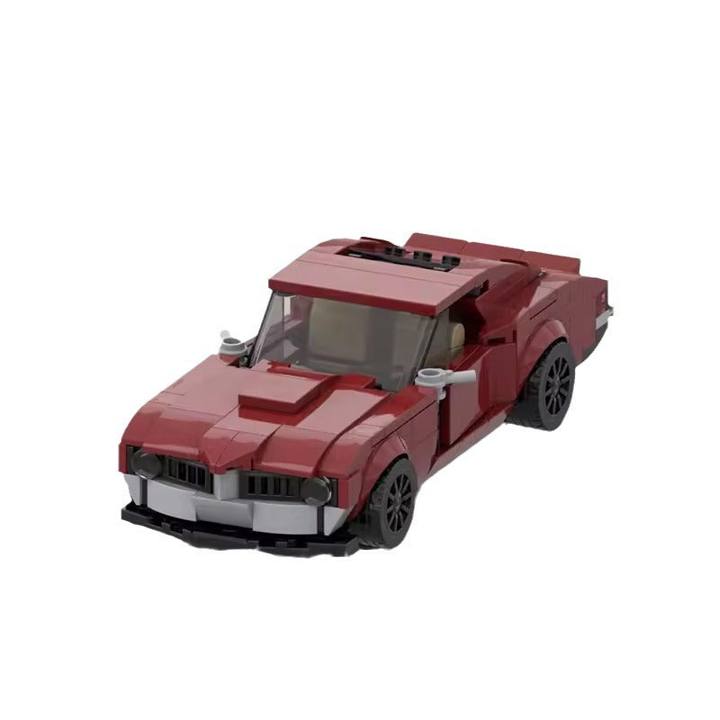 8-Stud Red Street Muscle Car Building Blocks Set (324 pcs)