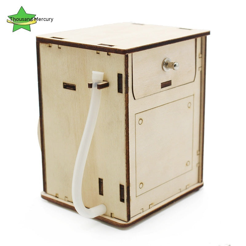 DIY Wooden Washing Machine Model No. 3 – Working Drum STEM Kit