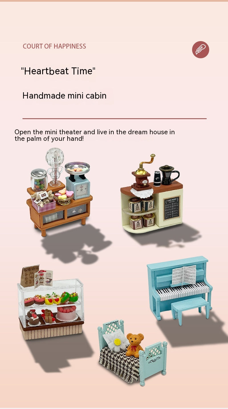 Hongda S230 Mini DIY House Kits: Coffee, Bedroom, Music & More