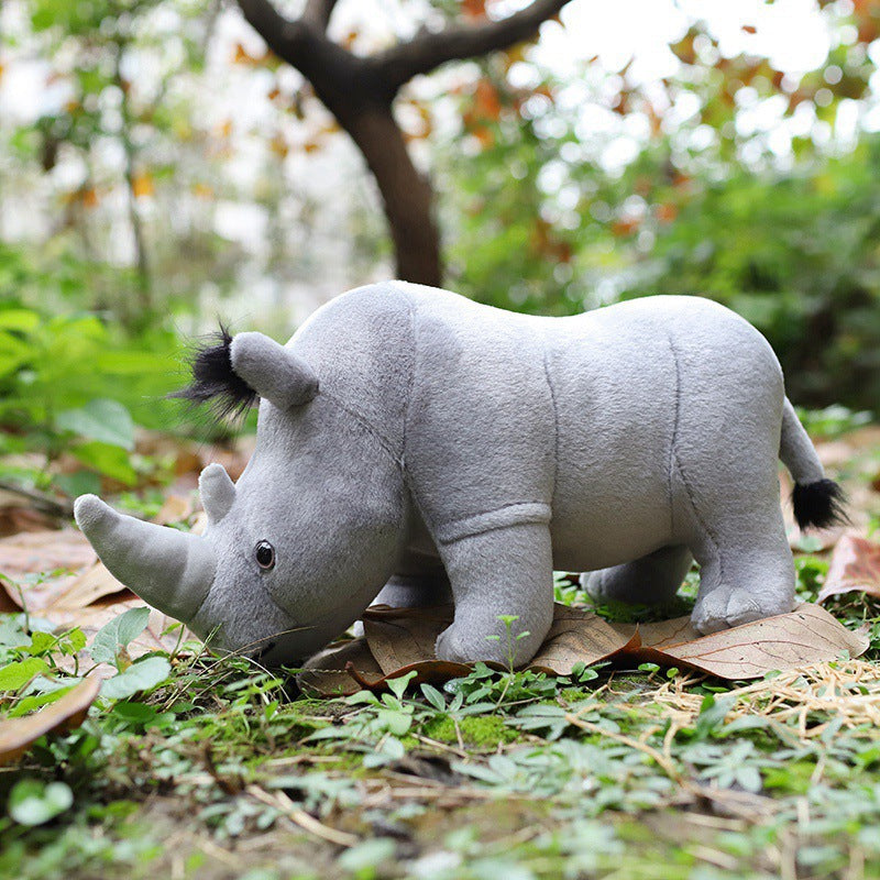 Rhino Plush Toy 35 cm Soft Safari Buddy
