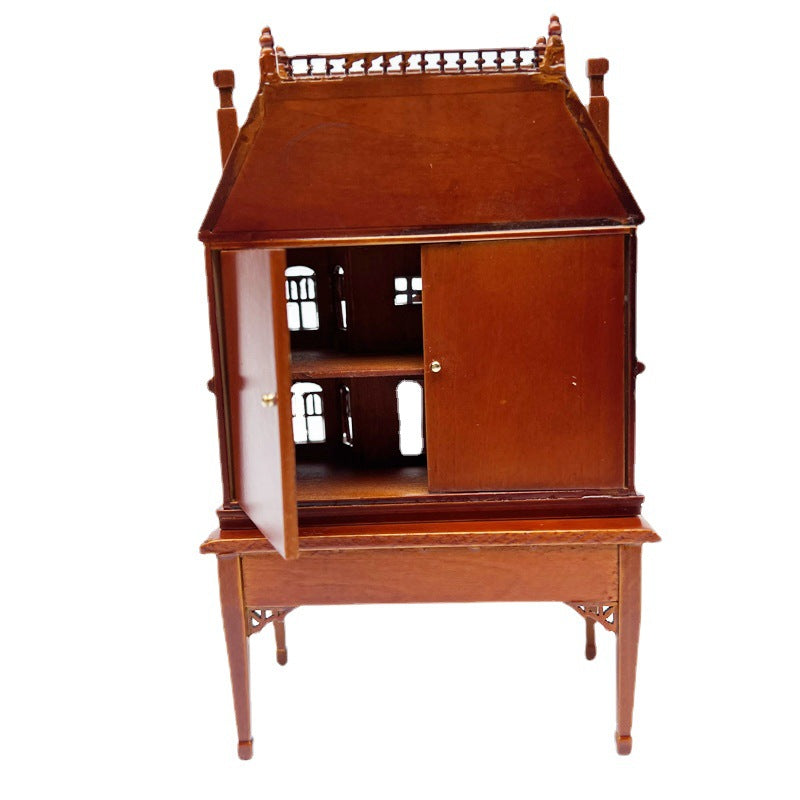 Mini Doll House Display Cabinet