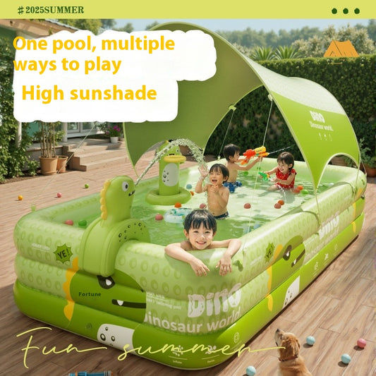 Large Inflatable Family Pool with Wireless Pump – 1.5 m, 1.8 m, 2.1 m