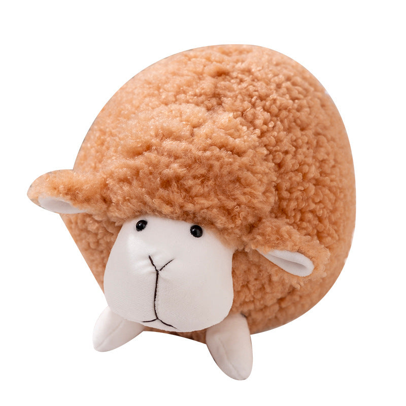 Round Spherical Lamb Plush - Soft Ball Sheep Toy in 40 and 50 cm