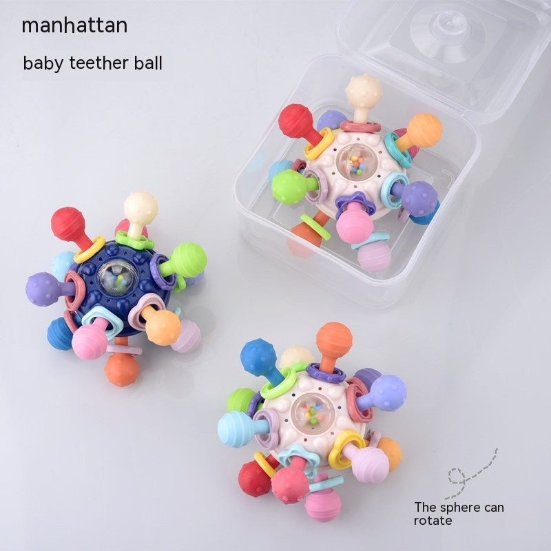 Manhattan-Style Sensory Ball Rattle for Babies