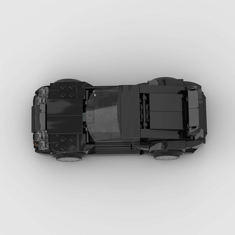 Black Supercar 8-Stud Building Blocks (285 pcs, 16×7×6 cm)