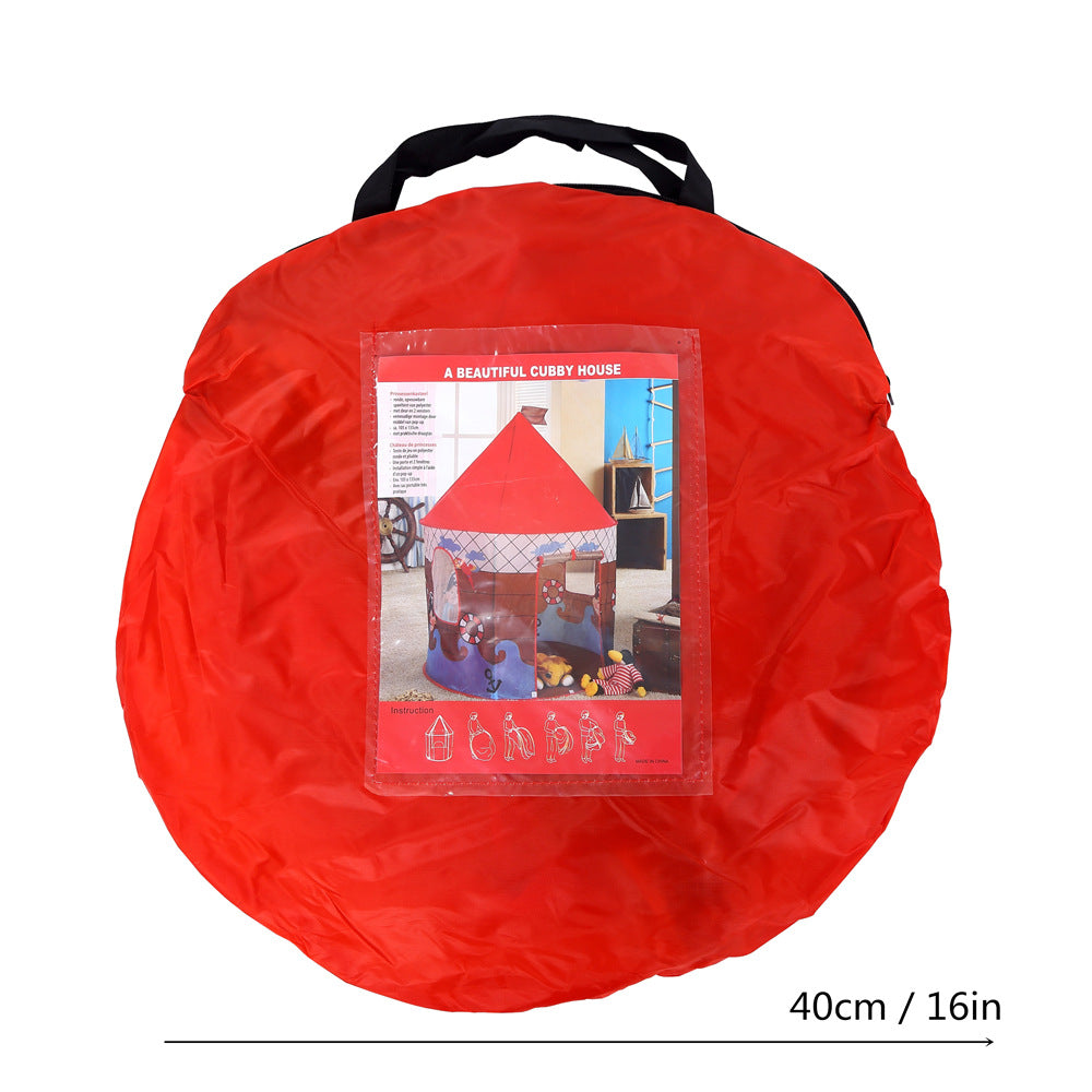 Kids Pop-Up Play Tent with Mosquito Net & Carry Bag (100×100×135 cm)