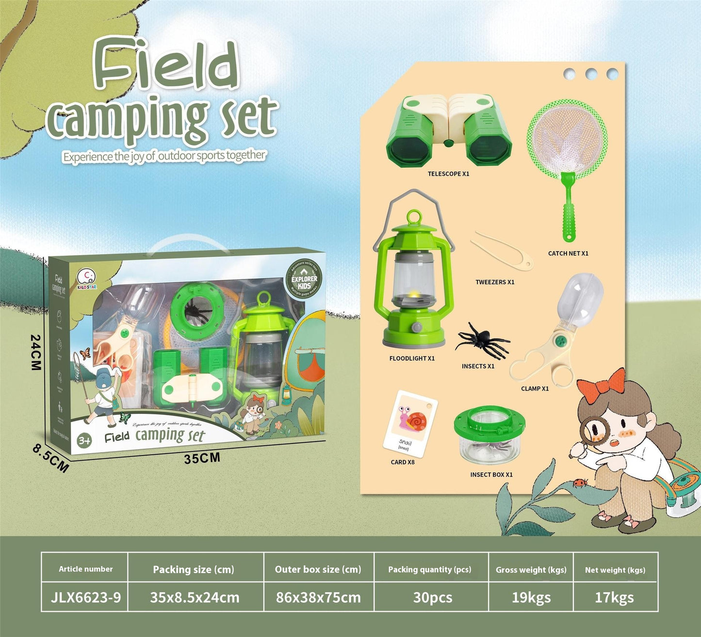 Outdoor Explorer Bug Catching Kit for Kids – Camping Science Set