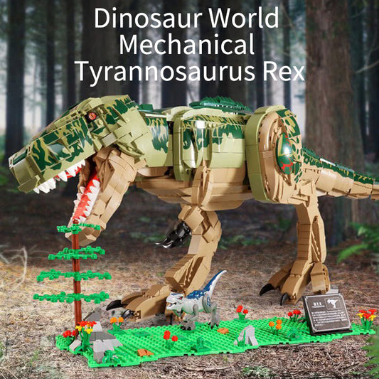 Jurassic T-Rex Building Bricks Model, 77.6 cm (Poseable)