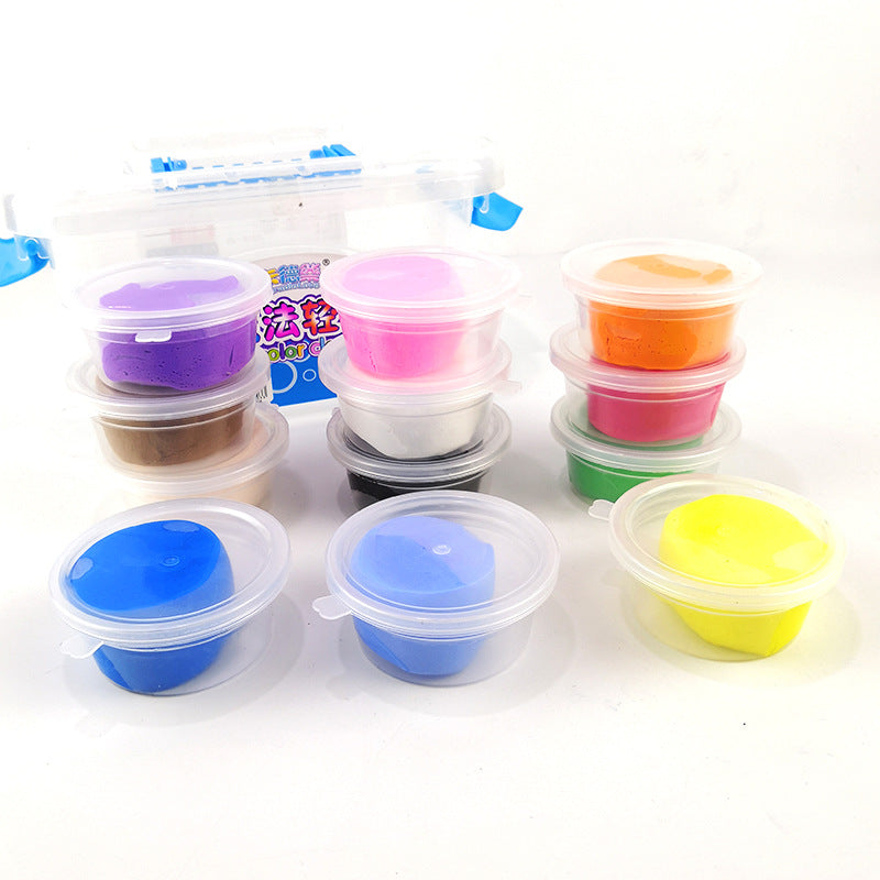 Children's 12-color 24-color Ultra-light Clay Colorful Mud Toys Suit