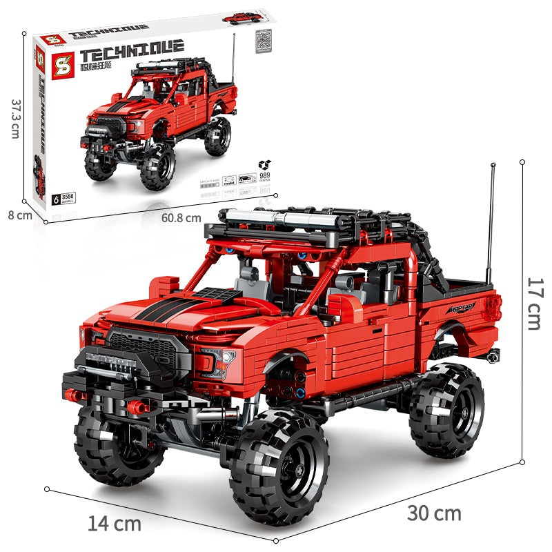 Off-Road 4x4 Truck Building Bricks Model (989 pcs)