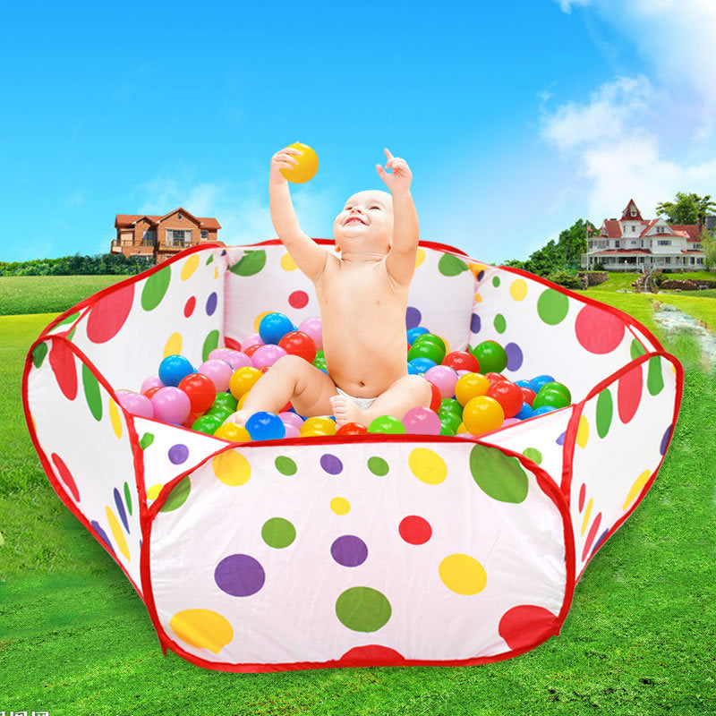 Foldable Kids Ball Pit - Pop-Up Play Pool with Mesh Sides