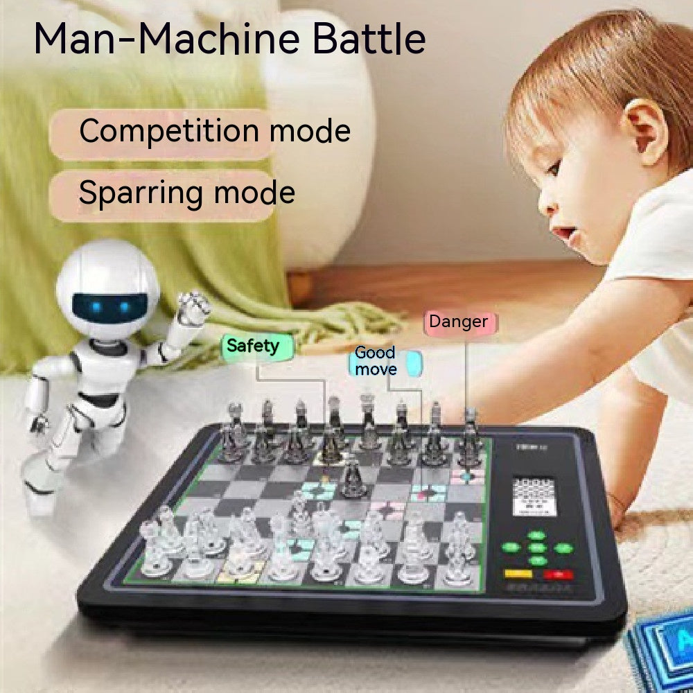 Portable AI Electronic Chessboard with E-ink Screen (Kids & Adults)