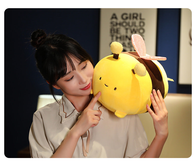 Little Bee Plush Toy Pillow – Super Soft Cuddly Cushion (35/50/70 cm)