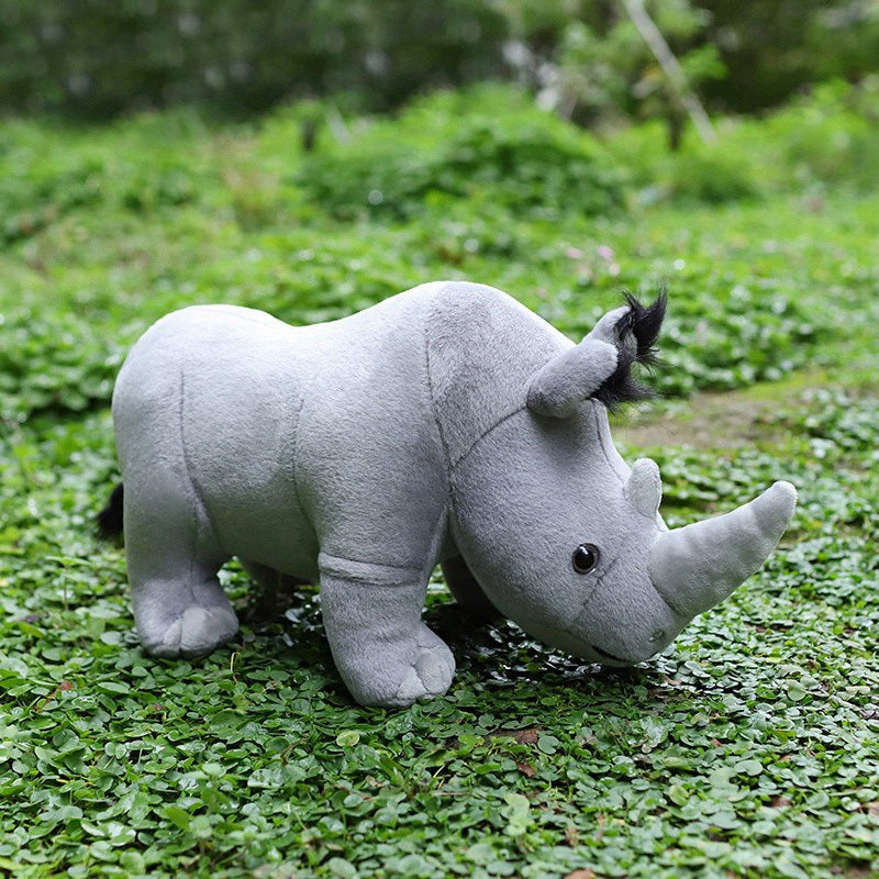 Rhino Plush Toy 35 cm Soft Safari Buddy