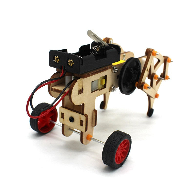 STEM Wooden Walking Robot - Education Assembly Toy