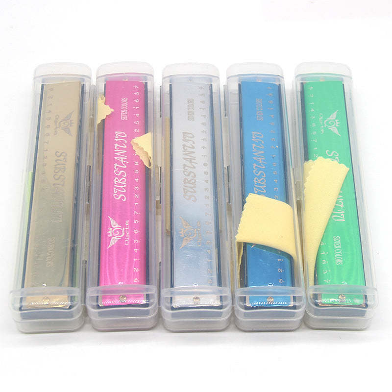 Children’s 16-Hole Wooden Harmonica – Beginner Musical Toy