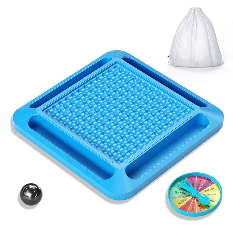 Magnetic Battle Board Game with Penalty Spinner for Kids & Family