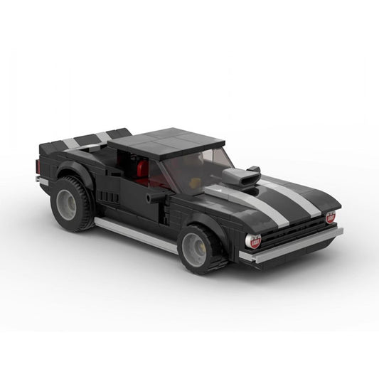 1969 Classic Muscle Car MOC Building Blocks Model - 305 pcs