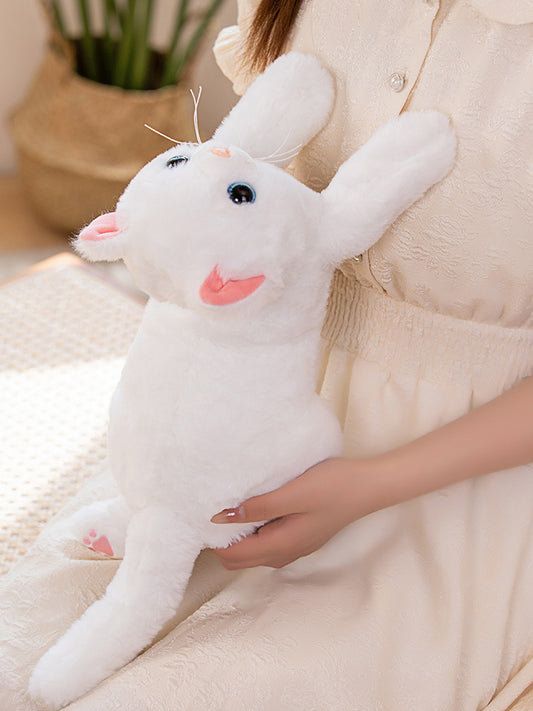 Cute Kitten Plush Toy – 50 cm Soft Cat (Gray, Calico, White)