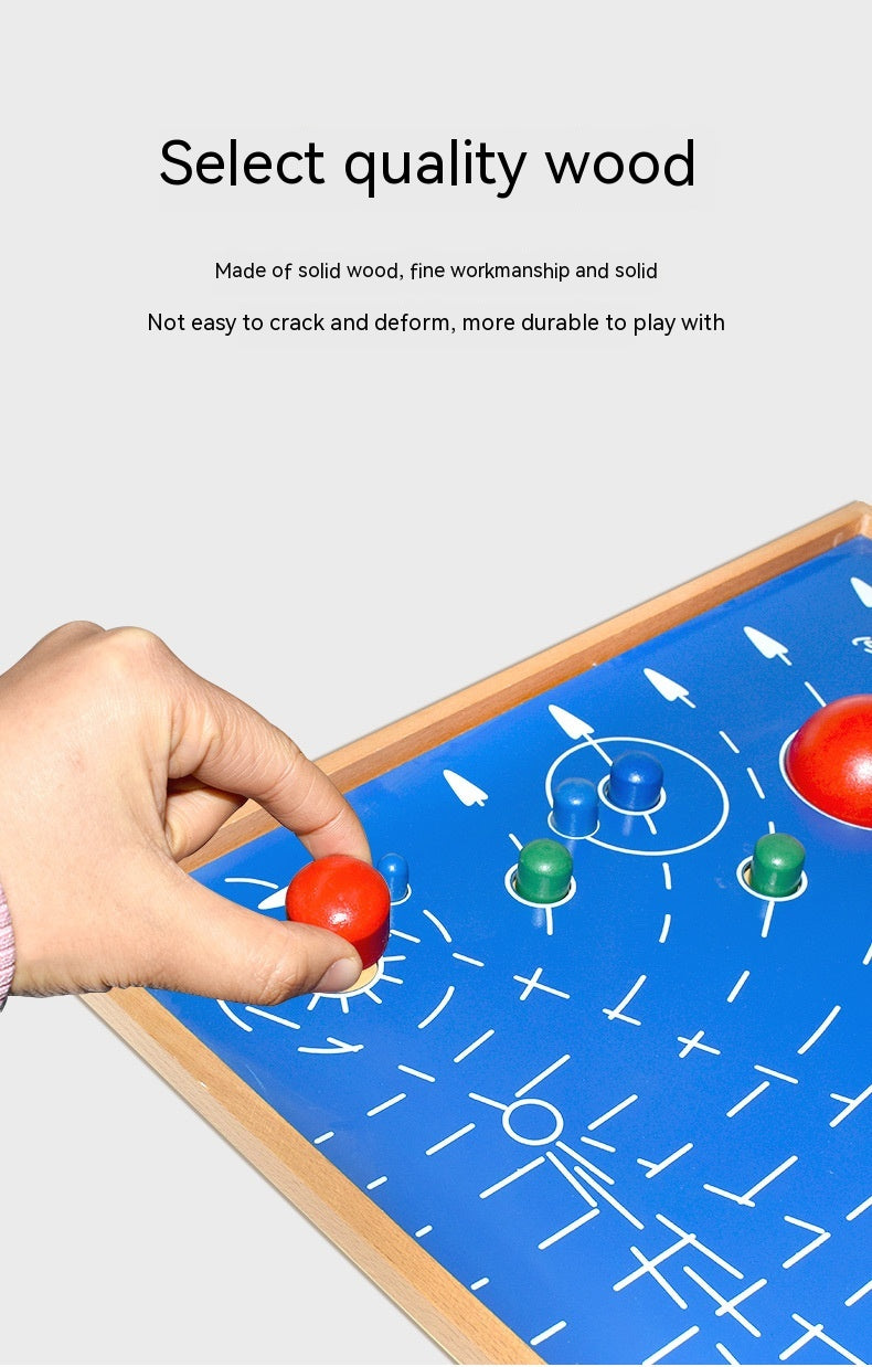 Montessori Solar System Wooden Board for Kids – 9 Planets or 8 Planets