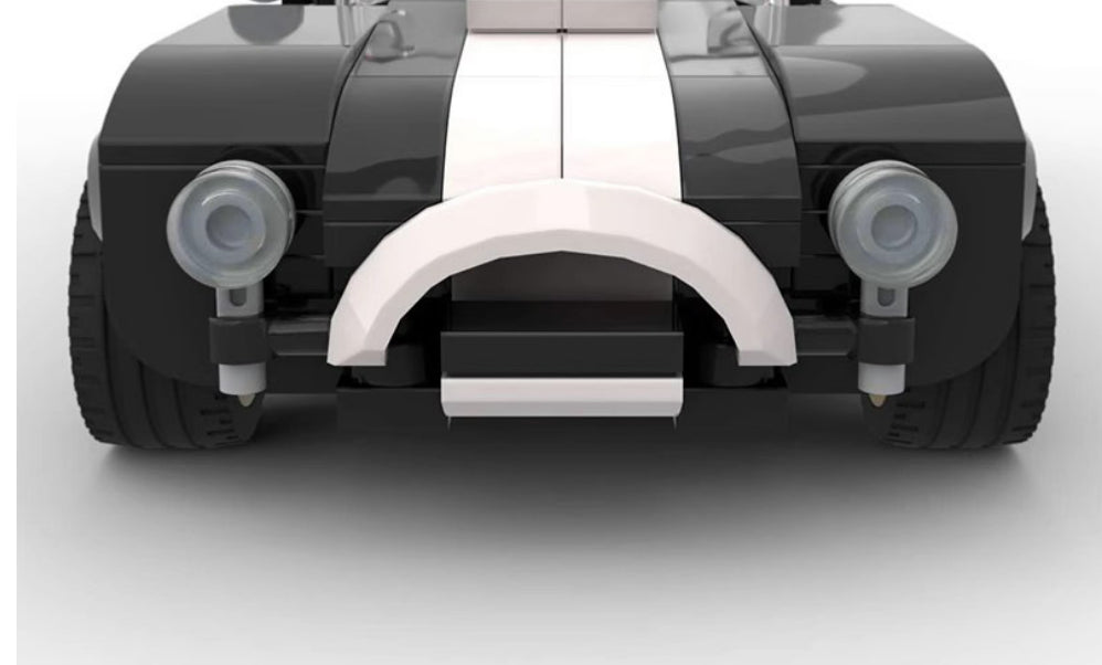 AC Cobra-Style Classic Roadster MOC Building Blocks Model (8-Stud)