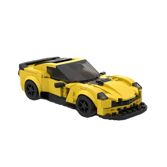 Chevrolet Corvette Z06 8-Wide Building Bricks Car Model (288 pcs)
