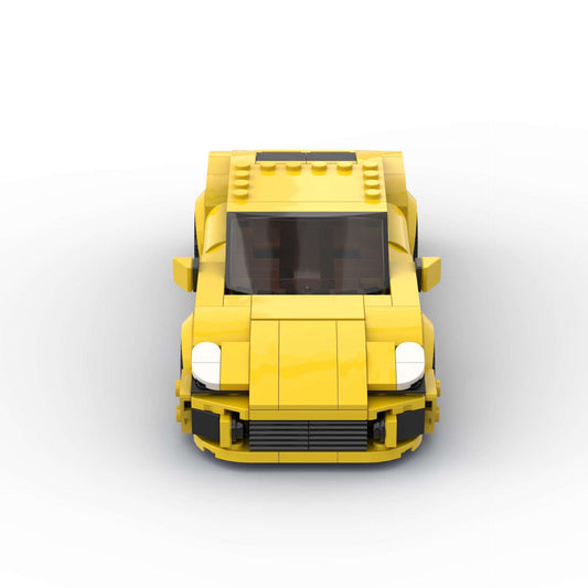 Yellow GT Racer Building Blocks, 313 pcs (17 × 7.2 × 4.8 cm)