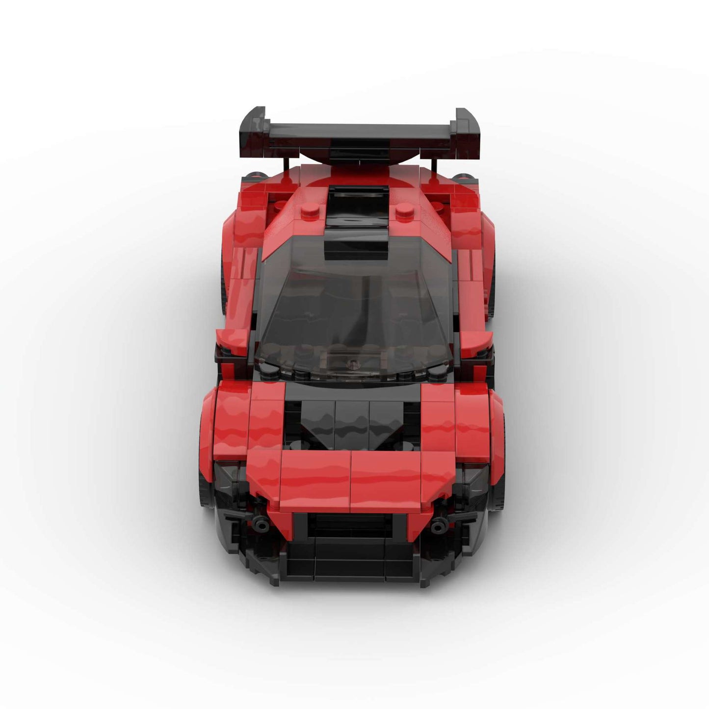 Red Track Racer Building Blocks, 288 pcs (16 × 7.3 × 4.8 cm)
