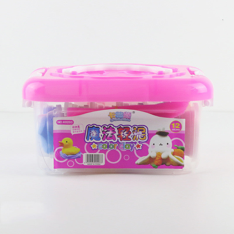 Children's 12-color 24-color Ultra-light Clay Colorful Mud Toys Suit