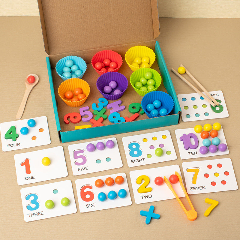Digital Cognitive Pairing Bead Game – Montessori Math Toy