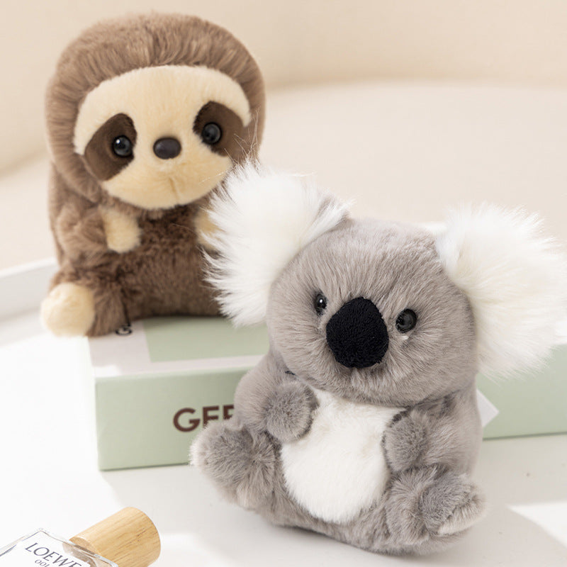 WOWO Animal Series Mini Plush – Alpaca, Koala, Hamster, Red Panda, Sloth, Dinosaur (14/20/30 cm)